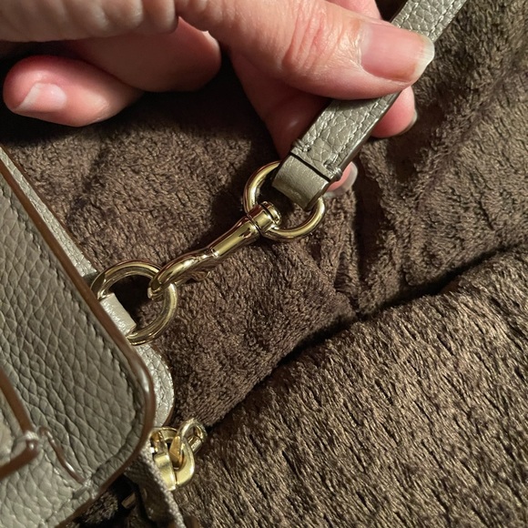 Coach Gray Crossbody Bag with Pebbled Leather - Picture 12 of 13